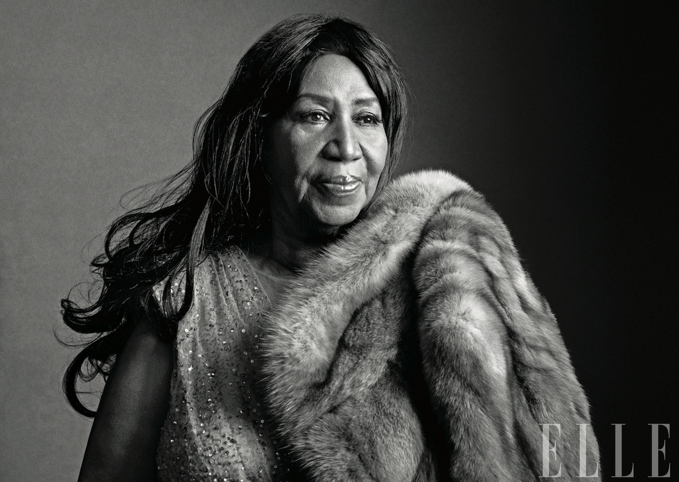 Aretha Franklin Respect 50th Anniversary - Aretha Franklin ELLE Interview