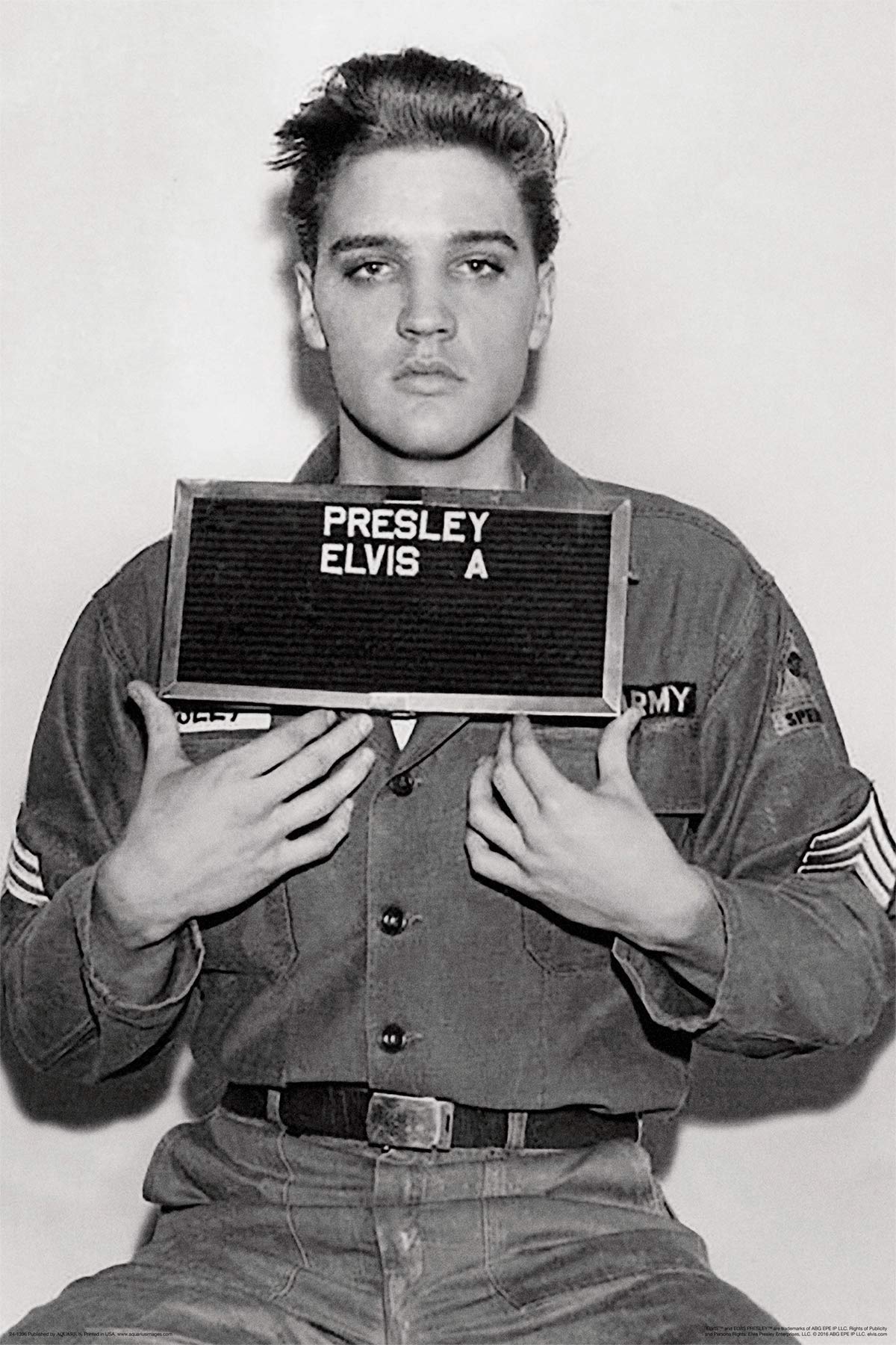 Elvis Presley-Enlistment Photo Poster Rolled 24 x 36 PSA009993 : Amazon.ca: Home