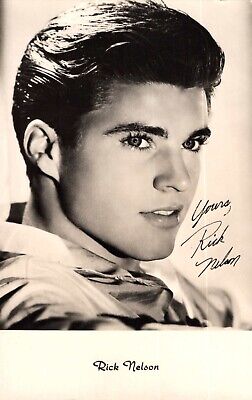 Ricky Nelson Singer Head Shot Vintage RPPC Postcard Yours Rick Nelson | eBay