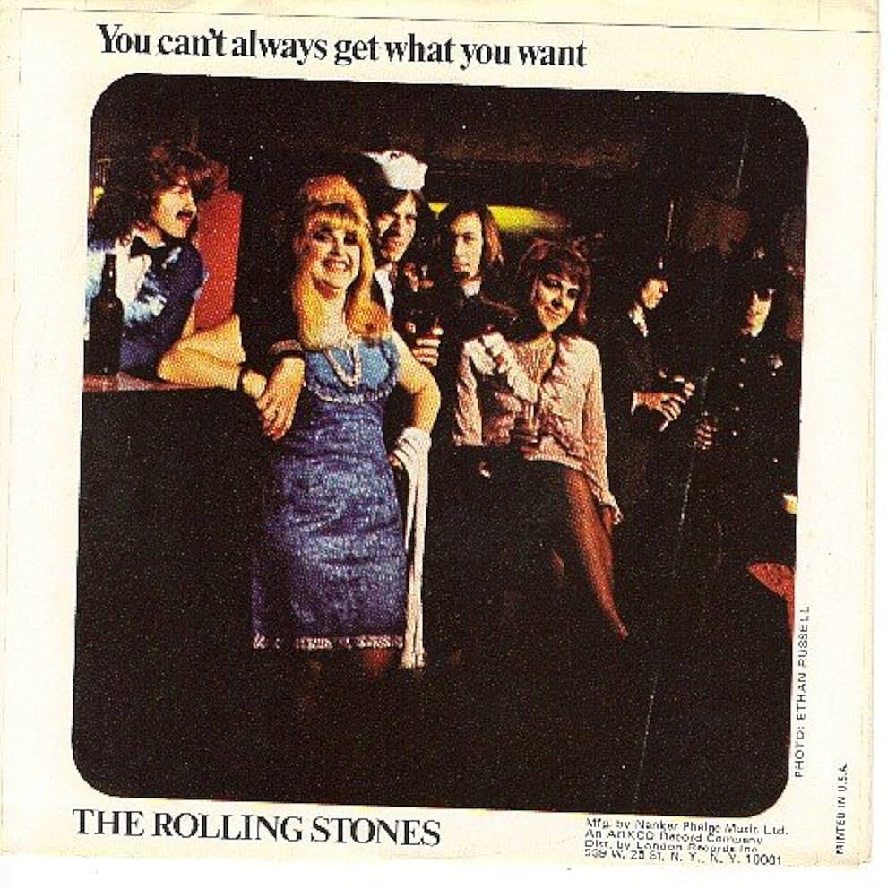 The Rolling Stones - Honky Tonk Women/You Can't Always Get What You Want  (VG+ PS ONLY) - Amazon.com Music