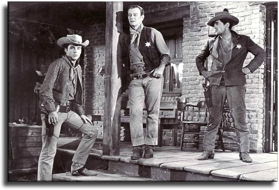 Amazon.com: JJIJJ MARTIN RICKY NELSON RIO BRAVO WESTERN COWBOY JOHN WAYNE  DEAN Canvas Art Poster And Wall Art Picture Print Modern Family Bedroom  Decor Posters 16x24inch(40x60cm): Posters & Prints