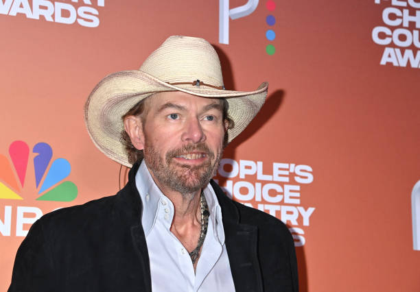 Toby Keith at the 2023 People's Choice Country Awards held at The Grand Ole Opry House on September 28, 2023 in Nashville, Tennessee.